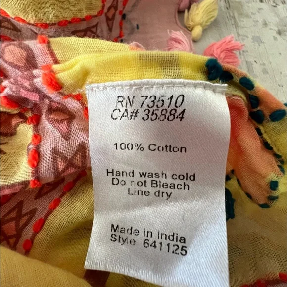 Ivy Jane Beautiful Lightweight Blouse With Tassels Size S - Picture 7 of 7